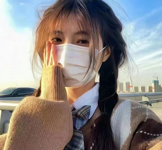 蒙面纱的男子